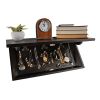 Lockdown In-Plain-Sight Shelf - Dark Walnut