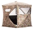 Rhino Blind R180 RTE See Through w/Double Mesh Realtree Edge 150D