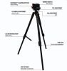 Bog Pod Death Grip Clamping Aluminum Tripod