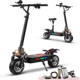 Q7Pro Electric Scooter, 3200W Dual Motors,10-inch All-Terrain Quiet Tires, Folding Commuter Electric Scooter, High Speed Off-Road