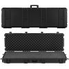 VEVOR Hard Rifle Case, Lockable Rifle Case with Detachable XPE Foam, 50 in Gun Storage with Wheels
