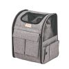 VEVOR Rolling Pet Carrier Backpack with Removable Wheels for Under 18LBS