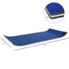 Large Float Water Mat 10' x 5' 3-Layer Pool Foam Thick Durable for Swimming Lake Ocean Activities Blue