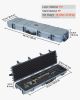VEVOR Hard Rifle Case, Lockable Rifle Case with Pre-cut Foams, 50 in Movable Gun Storage with Wheels