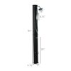 Outsunny Outdoor Solar Shower, 9.2 Gallon, Rainfall & Handheld Spray, Temperature Control, Brown