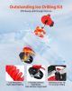 VEVOR Ice Auger Drill Bit, 8in Diameter 41in Length, Cordless Nylon Ice Fishing Augers With Extra 13.4in Extension Rod, Drill Adapter