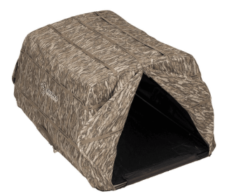Cupped Dog Blind Mossy Oak Bottomland