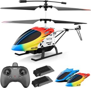 4DRC M5 RC Helicopter For Kids 3-12 And Beginners, Remote Control Helicopter With Altitude Hold, 2 Batteries With 30Mins Flight,Whole Alloy Toy.L (Option: 2 BATTERY)