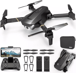 4DRC V4 Foldable Mini Drone With Camera 4K 1080P HD Drone ,3 Batteries,Drones For Adults Kids,Remote-controlled Quadcopter,Logistics Is Randomly (Option: 3BATTERIES)