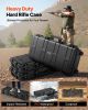 VEVOR Hard Rifle Case, Lockable Rifle Case with 4 Layers Pre-cut Foams, 36 in Gun Storage with Wheels