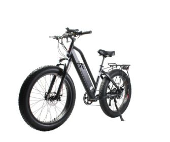 X-Treme Boulderado 48 Volt 17 Amp Fat Tire Step-Through Electric Mountain Bicycle (Color: Black)